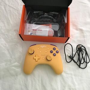 PXN 9607X Wireless Gaming Controller For Nintendo Switch PC IOS Yellow Purple